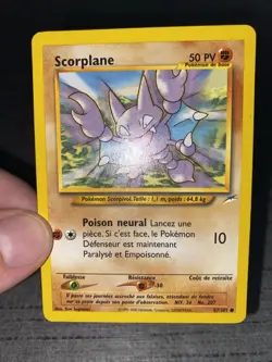 Carte Pokemon Scorplane 67/105 Neo Destiny Wizard Francais Occasion - Image 3