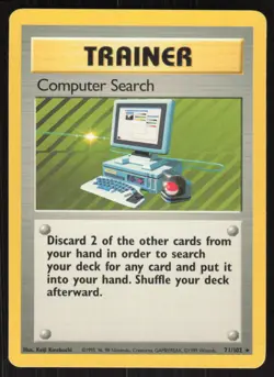 Pokemon TCG Base Set #071/102 Computer Search LP - Image 1