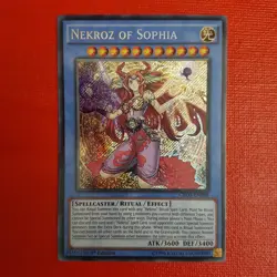 Yugioh Nekroz Of Sophia CROS-EN038 1st Edition - Image 1