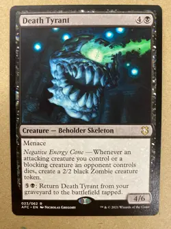 MTG 1x Death Tyrant 23 Commander: Adventures in the Forgotten Realms Magic x1 NM - Image 1