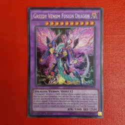 Yugioh Greedy Venom Fusion Dragon FUEN-EN010 1st Edition - Image 1
