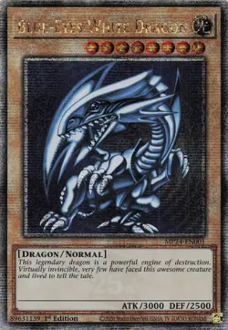 Yugioh MP24-EN001 - Blue-Eyes White Dragon - Quarter Century Secret Rare - Image 1
