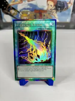 Yugioh Lightning Storm RA01-EN061 Ultra Rare 1st Edition NM - Image 1