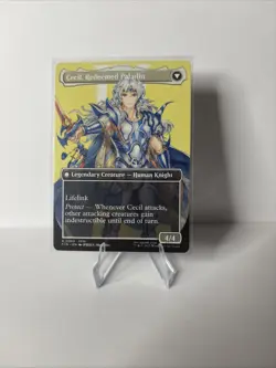 MTG Final Fantasy Rare Card Cecil, Dark Knight Borderless Regular Card 0380 - Image 2