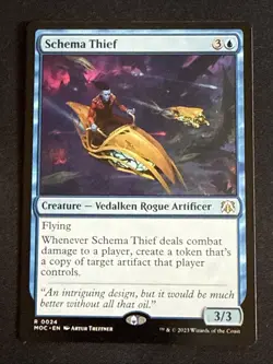 1x Schema Thief (0024) Commander: March of the Machine LP MTG Magic x1 MKE - Image 1