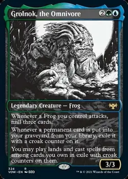 Grolnok, the Omnivore (Showcase) -Foil Light Play MTG Innistrad: Crimson Vow - Image 1