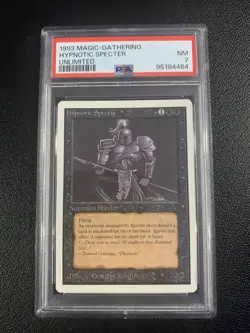 MTG Magic the Gathering UNLIMITED Hypnotic Specter PSA NM 7 - Image 1