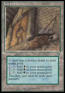 Koskun Keep - Light Play MTG Homelands - Image 1