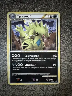 TYRANOCIF RARE - POKEMON 26/95 HGSS HS DECHAINEMENT FR - Image 1