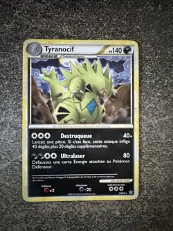 TYRANOCIF RARE - POKEMON 26/95 HGSS HS DECHAINEMENT FR - Image 1