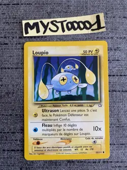 Carte Pokemon Loupio 55/111 Neo Genesis Wizard Francais Occasion - Image 1