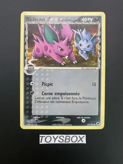 Carte Pokemon Nidoran 57/101 / Bloc EX Ile Des Dragons / TBE FR - Image 2