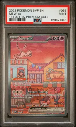PSA 9 - Mew ex SVP053 MEW English 151 UPC Promo - Pokemon - Image 1