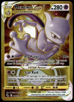Mewtwo VSTAR 086/078 SWSH Pokemon GO Pokemon [NM] (1) - Image 1