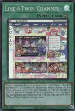 Yugioh Live Twin Channel SLF1-AE090 Super Rare Asia English NM - Image 1