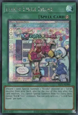 Yugioh Live Twin Home SLF1-AE089 Secret Rare Asia English NM - Image 1