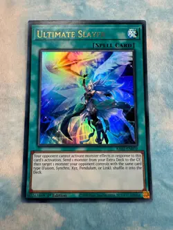 YUGIOH ULTIMATE SLAYER ULTRA RARE 1ST NM RA02-EN070 - Image 1