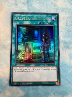 YUGIOH ORCUSTRATED RETURN ULTRA RARE 1ST NM GFTP-EN119 - Image 1