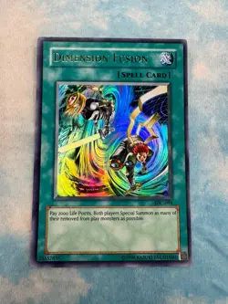 YUGIOH DIMENSION FUSION ULTRA RARE NM IOC-094 - Image 1