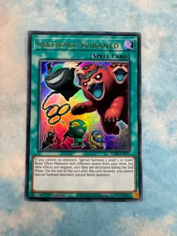 YUGIOH OBEDIENCE SCHOOLED ULTRA RARE 1ST NM BLAR-EN071 - Image 1