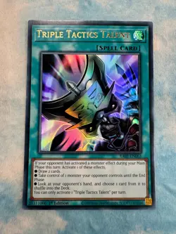 YUGIOH TRIPLE TACTICS TALENT ULTRA RARE 1ST NM RA01-EN063 - Image 1