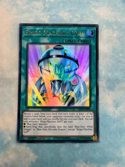 YUGIOH BINGO MACHINE, GO!!! ULTRA RARE 1ST NM LED3-EN003 - Image 1