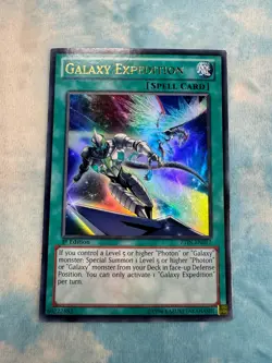 YUGIOH GALAXY EXPEDITION ULTRA RARE 1ST NM ZTIN-EN017 - Image 1