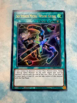 YUGIOH SKY STRIKER MECHA - WIDOW ANCHOR ULTRA RARE 1ST NM MAMA-EN010 - Image 1
