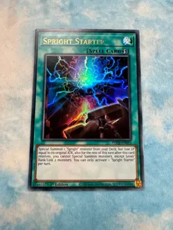 YUGIOH SPRIGHT STARTER ULTRA RARE 1ST NM POTE-EN055 - Image 1