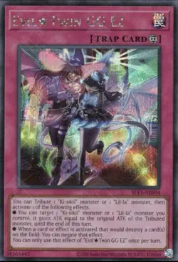 Yugioh Evil Twin GG EZ SLF1-AE094 Secret Rare Asia English NM - Image 1