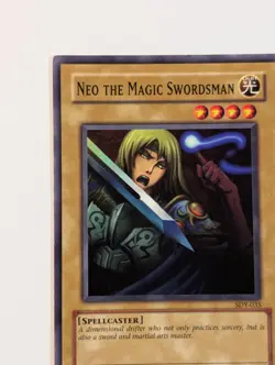 Yugioh TCG - 1x Neo The Magic Swordsman - SDY-035 - NM/LP - Vintage Unlimited Ed - Image 3