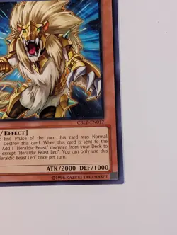 Yugioh TCG -1x Heraldic Beast Leo - CBLZ-EN017 - NM/LP - Unlimited Edition 2013 - Image 5