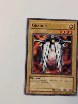 Yugioh TCG -1x Gradius - PSV-089 - Light Play LP - Vintage - Common - 2003 - Image 3