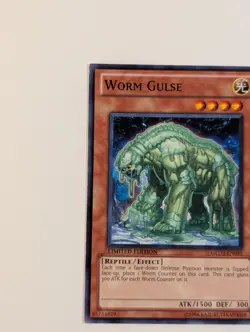Yugioh TCG -1x Worm Gulse - GLD3-EN035 - NM/LP - Limited Edition - Gold Series 3 - Image 3