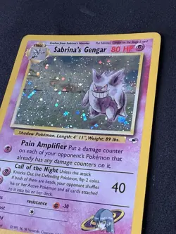 Sabrina’s Gengar HOLO Gym Heroes (2000) 14/132 Pokemon Card - Image 2