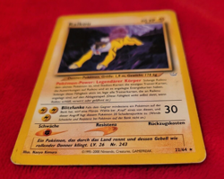 Raikou Neo Revelation 22/64 German Rare Pokemon Card Non-Holo Naoyo Kimura HP - Image 2