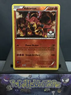 Pokemon Card Volcanion 25/114 League Promo Reverse Holo XY Steam Siege L/Play - Image 1
