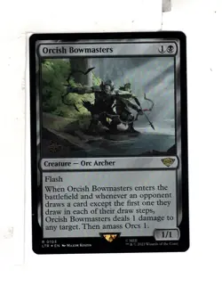 MTG SkeenAB Orcish Bowmasters PRERELEASE PROMO FOIL from LTR. NM. - Image 1