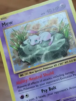 LP! Mew 53/108 Evolutions Holo Pokemon Card (Lily Pad Mew) - Image 2
