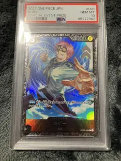 Koby OP02-098 Flagship PSA10 One Piece Card Japanese - Image 1