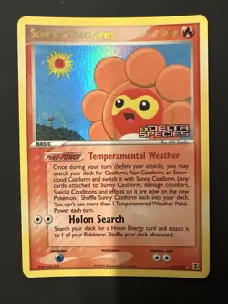 Pokemon Card - Sunny Castform Delta Species 31/113 Reverse Holo Stamped - Image 1