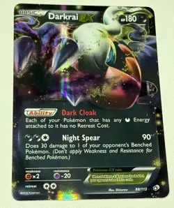 Pokemon Darkrai EX Ultra Rare Holo Card BW Legendary Treasures Series 88/113 - Image 1