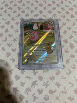 Pokemon Chansey TCG Holo Illustration Card 187/167 Twilight Masquerade Rare NM - Image 1