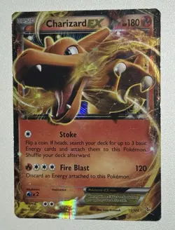 Pokemon TCG Charizard EX 11/106 Holo Rare XY Flashfire Card - Image 1