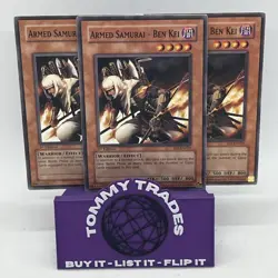 Yu-Gi-Oh! TCG Armed Samurai Ben Kei Earth Monster Card FET-EN023 1st Edition - Image 1