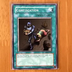 Yu-Gi-Oh! TCG Confiscation Spell Card DB1-EN023 Common UNL Edition - Image 4
