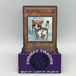 Yu-Gi-Oh! TCG Rescue Cat Earth Beast Monster Card FET-EN033 1st Edition NM - Image 1