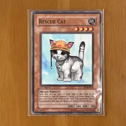 Yu-Gi-Oh! TCG Rescue Cat Earth Beast Monster Card FET-EN033 1st Edition NM - Image 5