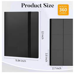 Heavy Duty Card Binder 9 Pocket Trading Card Binder Holds 360 Cards for TCG MTG - Image 5