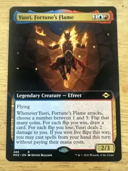 MTG Modern Horizons 2 Extended Art Yusri, Fortune's Flame Near Mint - Image 1